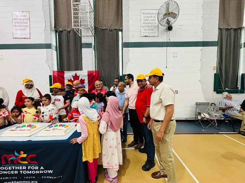 MCC community members celebrating Canada Day