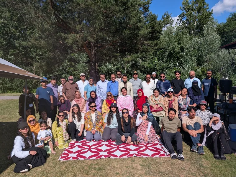 MCC participants gathered for a community event